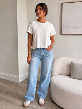 Electric & Rose White Cotton T-Shirt